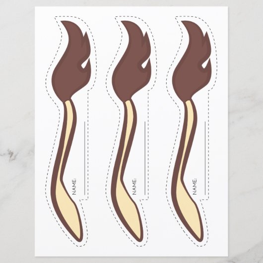 Papier Épingler la queue sur la Giraffe - TAILS (8.5x11) (Devant)