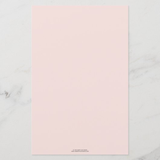 Papier Épouse florale douce ou devinez qui l'a dit (Dos)