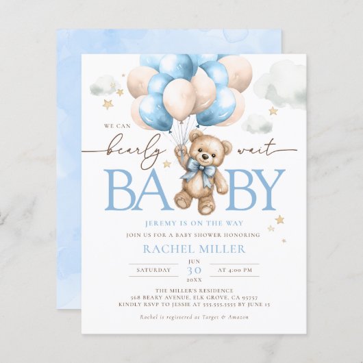 Papier Épreuve budgétaire Nous pouvons attendre l'Invitat (Devant / Derrière)