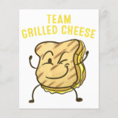 Papier Équipe Cool Cadeau Grilled Cheese Drôle Équipe Toa (Dos)