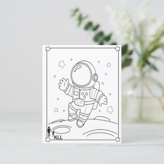 Papier Espace explorateur (Debout devant)