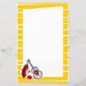 Papier Espagnol Souvenirs Bordure Texte 5.5x 8.5 (Dos)