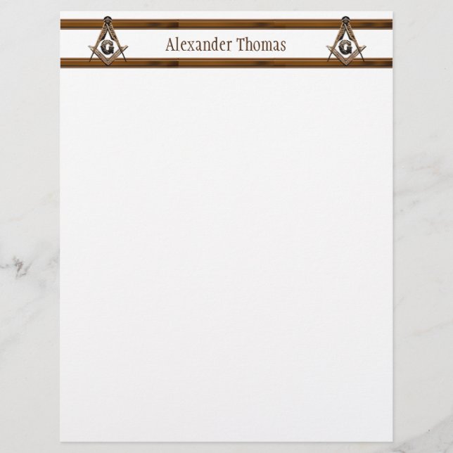 Papier Esprit maçonnique (or) (Devant)