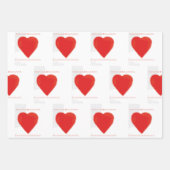 Papier et feuilles de papier pour la Saint-Valenti (Devant 2)