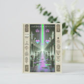 Papier Étapes à travers le Mariage Weirdcore Glitch (Debout devant)