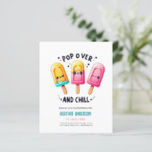 Papier Été Ice Pop Popsicle Crème de glace Anniversaire E (Debout devant)