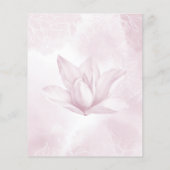 Papier Ethereal Magnolia, Mariage Budget Enregistrer La D (Dos)