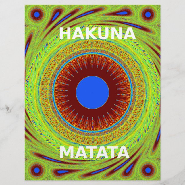 Papier Ethnic Avoir une belle journée et une meilleure nu (Devant)