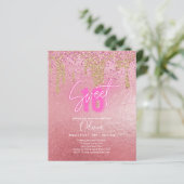 Papier Étincelles Douces16 Glitterie rose Anniversaire (Debout devant)