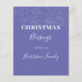 Papier Étoile de Bethlehem budget personnalisé (Dos)