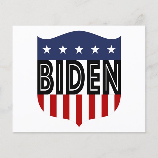 Papier étoiles BIDEN et rayures (Devant)