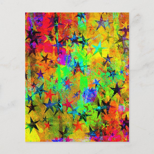 Papier Étoiles colorées (Devant)