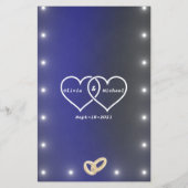 Papier étoiles lune (Dos)