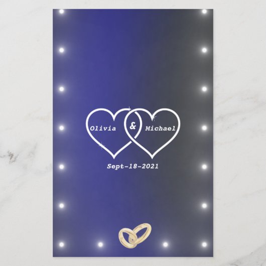 Papier étoiles lune (Dos)