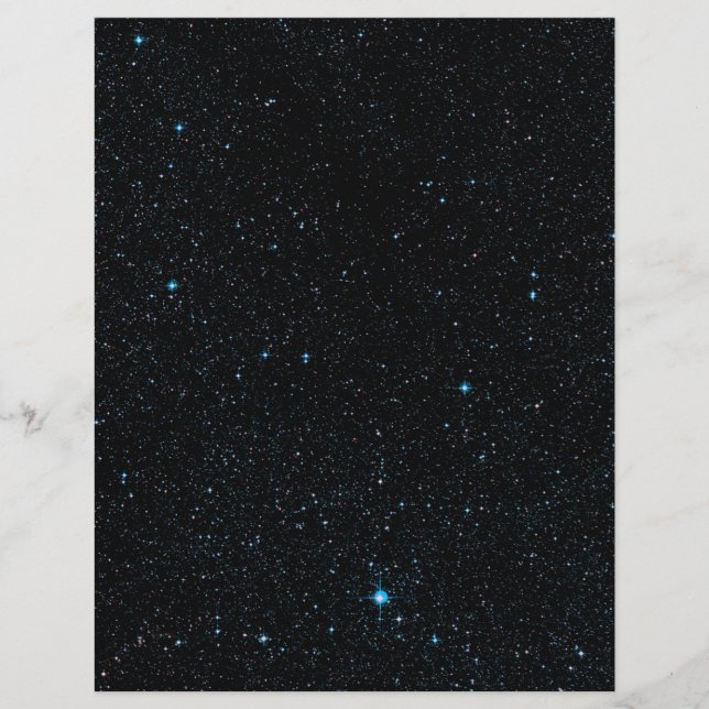 Papier Étoiles turquoises (Devant)