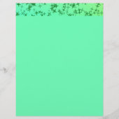 Papier Étoiles vertes solides (Devant)