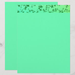 Papier Étoiles vertes solides