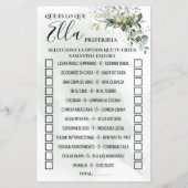 Papier Eucalyptus aimerait-elle prendre douche jeu biling (Dos)