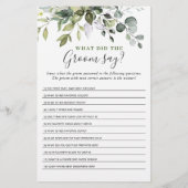 Papier Eucalyptus Au-Dessus Ou Sous Le Jeu De Fête des ma (Dos)