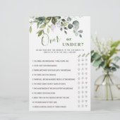 Papier Eucalyptus Au-Dessus Ou Sous Le Jeu De Fête des ma (Debout devant)