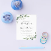PAPIER Eucalyptus Bridal Shower Flyer (Enkel)