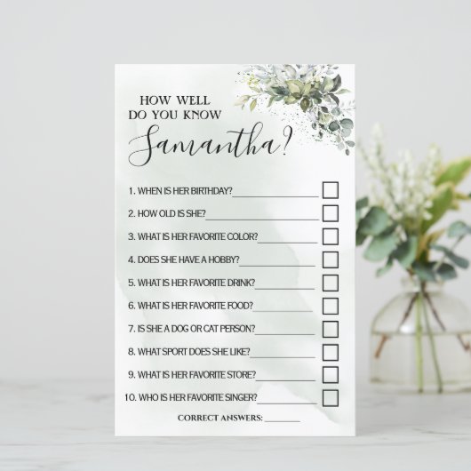 Papier Eucalyptus Connaissez-vous bien le jeu bilingue (Debout devant)