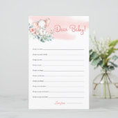 Papier Eucalyptus Eucalyptus, fille mignonne Chers voeux (Debout devant)