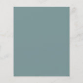 Papier Eucalyptus Faire-part de mariage Budget Vert (Dos)