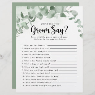 Papier Eucalyptus Fête des mariées Qu'est-ce que la chamb