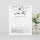 Papier Eucalyptus Fête des mariées Qu'est-ce que la chamb (Debout devant)