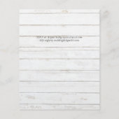 Papier Eucalyptus Mariage Aquarelle verte Invitations (Dos)