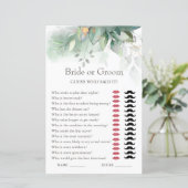 Papier Eucalyptus mariée ou jeu de Fête des mariées de ch (Debout devant)