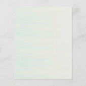 Papier Eucalyptus Mason Jar Monogramme Faire-part de mari (Dos)