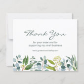 Papier Eucalyptus Merci de verdure (Dos)