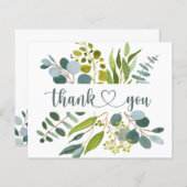 Papier Eucalyptus Merci de verdure (Devant / Derrière)