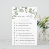 Papier Eucalyptus Mommy ou Daddy Jeu (Debout devant)