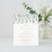 Papier Eucalyptus or faire-part de mariage (Debout devant)
