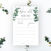 Papier Eucalyptus Quel âge avaient-ils la mariée