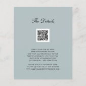 Papier Eucalyptus Red Berries QR Code RSVP Mariage Invita (Dos)