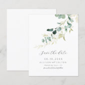 Papier Eucalyptus rustique vert sauge verdure boho budget (Devant / Derrière)