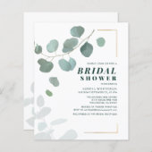 Papier Eucalyptus Verdure Fête des mariées succulente (Devant / Derrière)