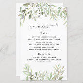 Papier Eucalyptus Vert Mariage simple (Devant / Derrière)