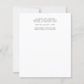 Papier Événement à la date moderne Script (Dos)