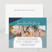 Papier Everduring Love PHOTO COLLAGE Mariage Événement In (Devant / Derrière)