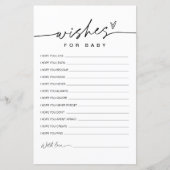 Papier EVERLEIGH Souhaite Pour Baby Advice Baby shower  (Devant)