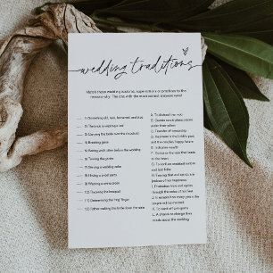 Papier EVERLEIGH Traditions Mariages Fête des mariées Jeu