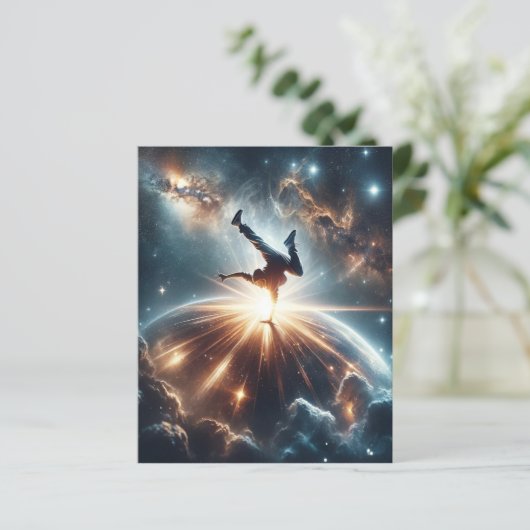 Papier Explosion de rupture galactique dans l'espace prof (Debout devant)