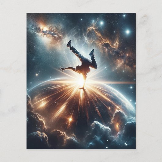 Papier Explosion de rupture galactique dans l'espace prof (Devant)