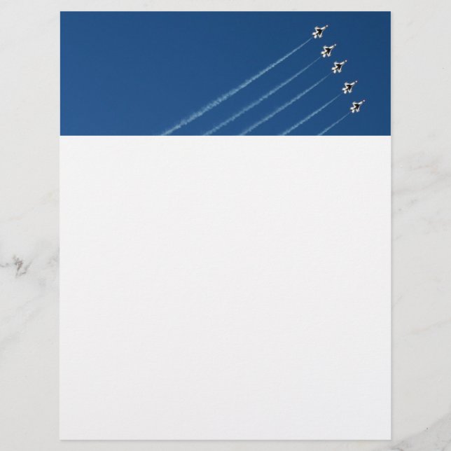 Papier F-16 Thunderbirds Cinq Formation (Devant)