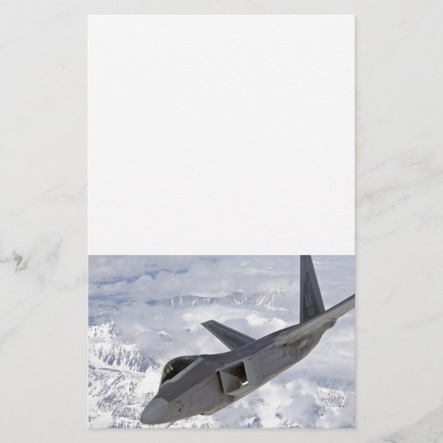Papier F-22 Raptor-Elmendorf AFB (Devant)